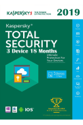 Kaspersky Total Security 2019 - 3 Device 18 Months