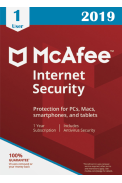 McAfee Internet Security 2019 - 1 User 1 Year