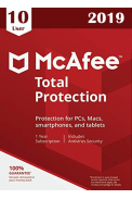 McAfee Total Protection 2019 - 10 User 1 Year