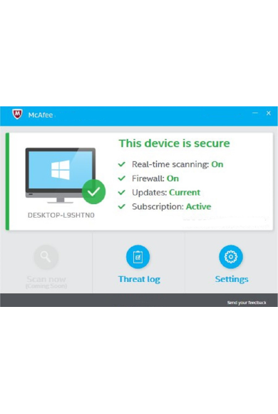 McAfee Antivirus 2019 - Unlimited Devices (10 devices) 1 Year