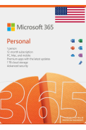 Microsoft Office 365 Personal - 1 User 1 Year (USA)