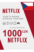 Netflix Gift Card 1000 (CZK) (Czech Republic)