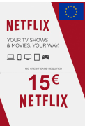 Netflix Gift Card 15€ (EUR) (EUROPE)