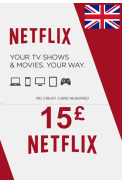 Netflix Gift Card £15 (GBP) (UK)