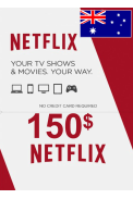 Netflix Gift Card 150$ (AUD) (Australia)
