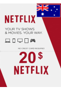 Netflix Gift Card 20$ (AUD) (Australia)