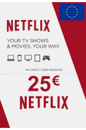 Netflix Gift Card 25€ (EUR) (EUROPE)