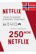 Netflix Gift Card 250 (NOK) (Norway)