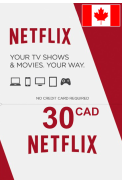 Netflix Gift Card 30 (CAD) (CANADA)