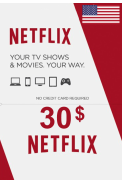 Netflix Gift Card $30 (USD) (USA)