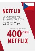 Netflix Gift Card 400 (CZK) (Czech Republic)