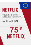 Netflix Gift Card 75€ (EUR) (EUROPE)