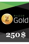 Razer Gold Gift Card 250$ (USD) (USA)