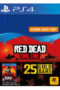 RED DEAD REDEMPTION 2 Online 25 Gold Bars (PS4)