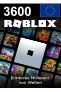 Roblox Gift Card 3600 Robux (Europe)