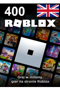 Roblox Gift Card 400 Robux (UK - United Kingdom)