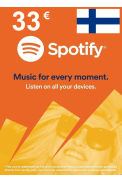 Spotify Gift Card 33€ (EUR) (Finland)