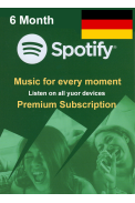Spotify Premium Subscription 6 Month (DE)