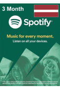 Spotify Subscription 3 Month (Latvia)
