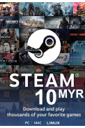 Steam Wallet - Gift Card 10 (MYR) (Malaysia)