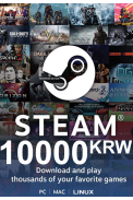 Steam Wallet - Gift Card 10000 (KRW) (Korea)