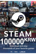 Steam Wallet - Gift Card 100000 (KRW) (Korea)