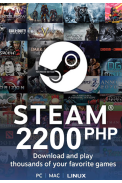 Steam Wallet - Gift Card 2200 (PHP) (Philippines)