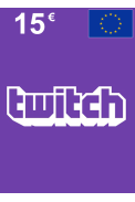 Twitch Gift Card 15€ (EUR) (Europe)