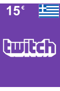 Twitch Gift Card 15€ (EUR) (Greece)