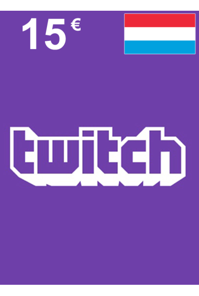 Twitch Gift Card 15€ (EUR) (Luxembourg)