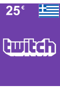 Twitch Gift Card 25€ (EUR) (Greece)