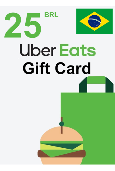 Uber Eats Gift Card 25 (BRL) (Brazil)