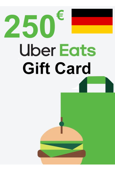 Uber Eats Gift Card 250€ (EUR) (Germany)
