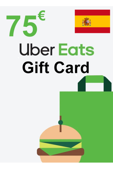 Uber Eats Gift Card 75€ (EUR) (Spain)