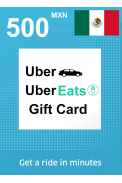 Uber / Uber Eats Gift Card 500 (MXN) (Mexico)