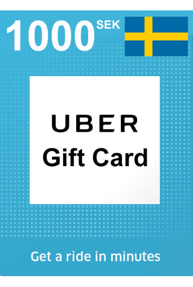 Uber Gift Card 1000 (SEK) (Sweden)