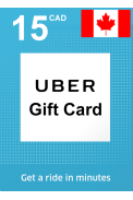 Uber Gift Card 15 (CAD) (Canada)