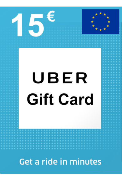 Uber Gift Card 15€ (EUR) (Europe)