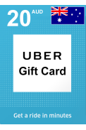 Uber Gift Card 20 (AUD) (Australia)