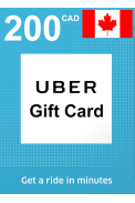 Uber Gift Card 200 (CAD) (Canada)