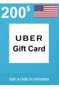 Uber Gift Card 200$ (USD) (USA)