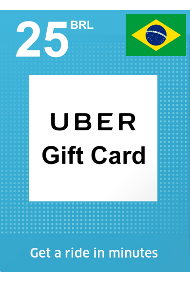 Uber Gift Card 25 (BRL) (Brazil)
