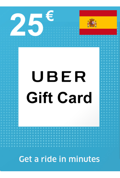 Uber Gift Card 25€ (EUR) (Spain)