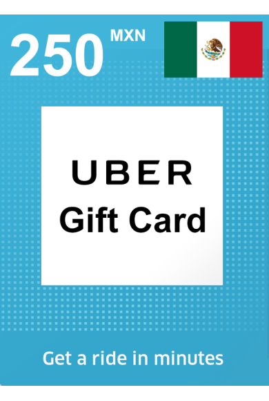 Uber Gift Card 250 (MXN) (Mexico)