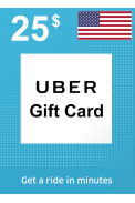 Uber Gift Card 25$ (USD) (USA)