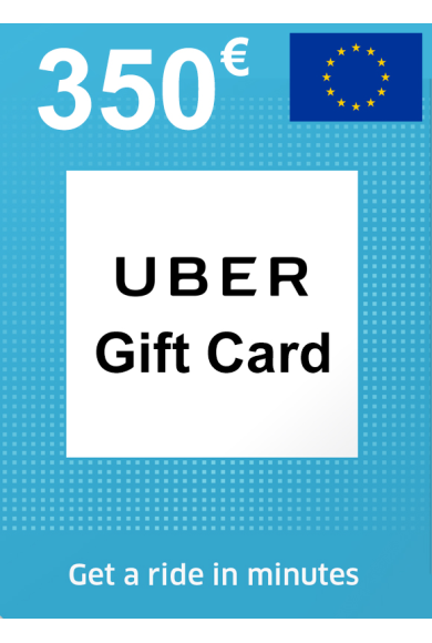 Uber Gift Card 350€ (EUR) (Europe)