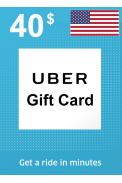 Uber Gift Card 40$ (USD) (USA)
