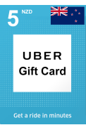 Uber Gift Card 5 (NZD) (New Zealand)