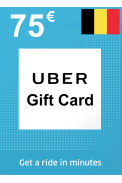 Uber Gift Card 75€ (EUR) (Belgium)