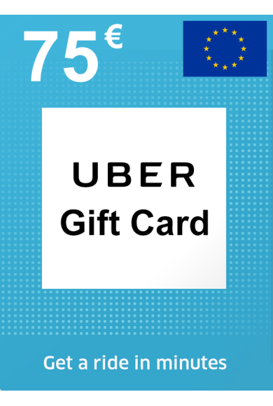 Uber Gift Card 75€ (EUR) (Europe)